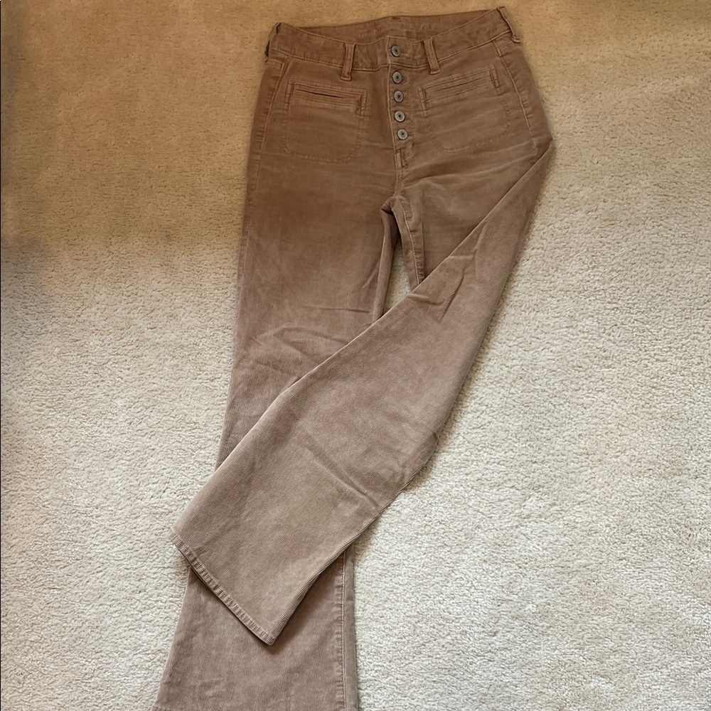 American Eagle Outfitters Stretch Corduroy Pants - Light Brown